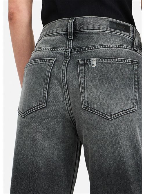Jeans straight con strass LIU JO | UF5115D4854/87455